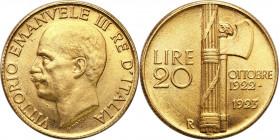 Italy
Italy. Vittorio Emanuele III. (1900-1946). 20 Lire 1923 R, Rome 

Pięknie zachowane.Rzadsza, ciekawsza moneta.Friedberg 21

Details: 6,49 g...