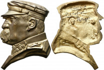 Medals and plaques
POLSKA/ POLAND/ POLEN / POLOGNE / POLSKO

The Second Polish Republic. Jzef Pisudski plaque, 1930s 

Odlewana w mosiądzu plakie...