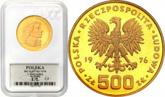 Polish Gold Coins since 1949
POLSKA / POLAND / POLEN / POLOGNE / POLSKO

PRL. 500 zlotych 1976 Tadeusz Kościuszko GCN - RARE 

Pierwsza, rzadka. ...