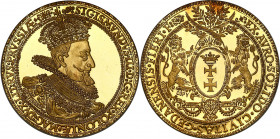 Polish Gold Coins since 1949
POLSKA / POLAND / POLEN / POLOGNE / POLSKO

REPLIKA (1977). Zygmunt III Waza - Donatywa trzydukatowa 1614, Gdansk / Da...