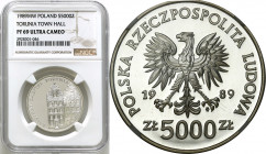 Coins Poland People Republic (PRL)
POLSKA / POLAND / POLEN / POLOGNE / POLSKO

PRL. 5.000 zlotych 1989 Zabytki Torunia NGC PF69 ULTRA CAMEO (MAX) ...