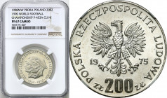 Coins Poland People Republic (PRL)
POLSKA / POLAND / POLEN / POLOGNE / POLSKO

PRL. 200 zlotych 1975 Faszyzm NGC PF67 (MAX) 

Moneta wybita stemp...