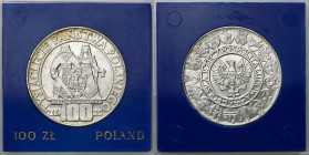 Coins Poland People Republic (PRL)
POLSKA / POLAND / POLEN / POLOGNE / POLSKO

PRL. 100 zlotych 1966 Mieszko i Dąbrówka 

Pięknie zachowana monet...