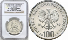 Coins Poland People Republic (PRL)
POLSKA / POLAND / POLEN / POLOGNE / POLSKO

PRL. 100 zlotych 1979 Kozica NGC PF67 ULTRA CAMEO 

Wyśmienity egz...