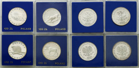 Coins Poland People Republic (PRL)
POLSKA / POLAND / POLEN / POLOGNE / POLSKO

PRL. 100 zlotych 1977 – 1979, set 4 coins 

Monety w oryginalnych ...