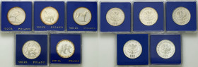 Coins Poland People Republic (PRL)
POLSKA / POLAND / POLEN / POLOGNE / POLSKO

PRL. 100 zlotych SILVER 1979 – 1983 – set 5 coins 

Monety w orygi...