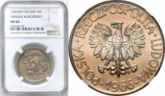 Coins Poland People Republic (PRL)
POLSKA / POLAND / POLEN / POLOGNE / POLSKO

PRL. 10 zlotych 1966 Tadeusz Kościuszko NGC MS66 

Starannie wysel...