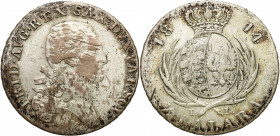 Duchy of Warsaw
POLSKA/ POLAND/ POLEN / POLOGNE / POLSKO

Księstwo Warszawskie. 1/3 talara (2 zlote) 1814 IB, Warsaw 

Aw.: Głowa księcia Frydery...