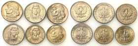 Coins Poland People Republic (PRL)
POLSKA / POLAND / POLEN / POLOGNE / POLSKO

PRL. 10 zlotych 1966-1970, set 6 coins 

W zestaw rzadsze 10 złoty...