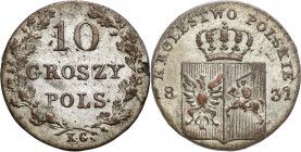 The November Uprising 
POLSKA/ POLAND/ POLEN / POLOGNE / POLSKO / RUSSIA / RUSSLAND / РОССИЯ

Powstanie Listopadowe. 10 groszy 1831, Warsaw - odmia...