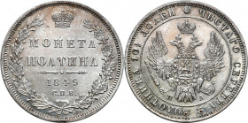Collection of russian coins
RUSSIA / RUSSLAND / РОССИЯ

Rosja, Nicholas I. Połtina (1/2 Rubel (Rouble)) 1849 СПБ-ПА, Petersburg - EXCELLENT 

Aw....