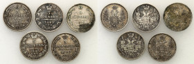 Collection of russian coins
RUSSIA / RUSSLAND / РОССИЯ

Rosja, Nicholas I, Alexander II. 5 Kopek (kopeck) 1845-1859, set 5 coins 

Ciekawsze rocz...