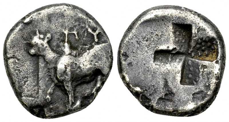 Byzantion AR Siglos, c. 340-320 BC 

Thrace, Byzantion. AR Siglos (17 mm, 5.10...