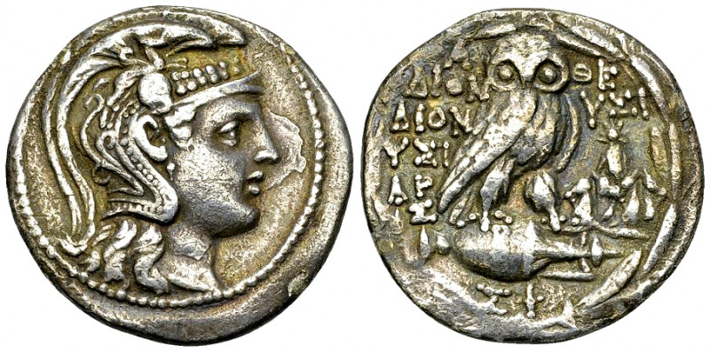Athens AR Tetradrachm, c. 119/118 BC, New Style 

Attica, Athens. AR Tetradrac...