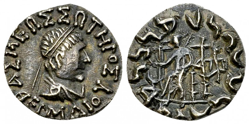 Hermaios AR Drachm, c. 105-90 BC 

Kings of Bactria. Hermaios (c. 90-70 BC). A...