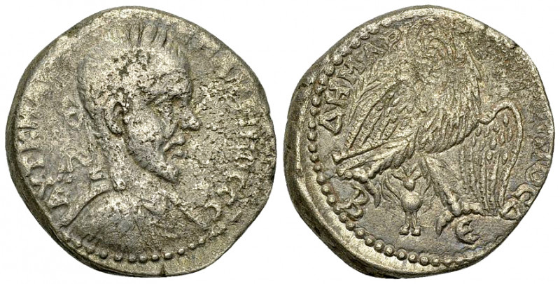 Macrinus AR Tetradrachm, Beroea 

Macrinus (217-218 AD). AR Tetradrachm (25 mm...