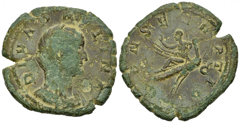 Diva Paulina AE Sestertius 

Maximinus I Thrax (235-238 AD) for Diva Paulina. ...