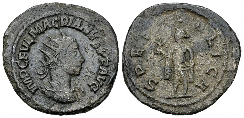 Macrianus BI Antoninianus, Spes reverse 

Macrianus (260-261 AD). BI Antoninia...