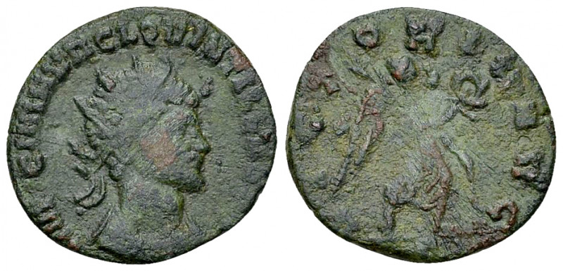 Quintillus AE Antoninianus, Victory reverse 

Quintillus (270 AD). AE Antonini...