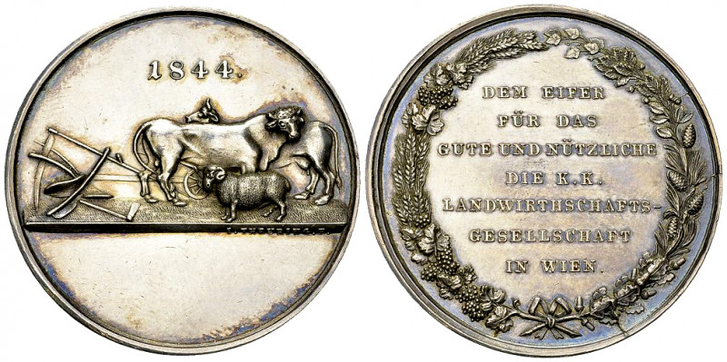 Austria, AR Medaille 1844, Landwirtschaft 

Austria. Ferdinand I (1835-1848). ...