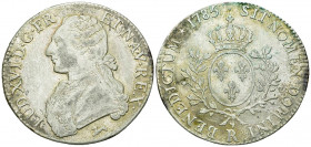 Louis XVI, AR Ecu 1785 R, Orléans