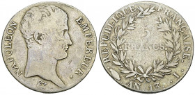 Napoléon I, AR 5 Francs an 13 I, Limoges