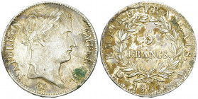 Napoléon I, AR 5 Francs 1809 A, Paris