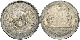 Fulda, Abtei, AR Medaille 1744