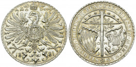 München, AR Schützenmedaille 1881, VII. Bundesschiessen