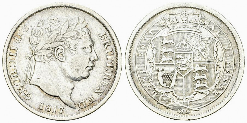 George III AR Shilling 1817 

Great Britain. George III. AR Shilling 1817 (5.5...