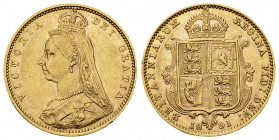 Victoria AV 1/2 Sovereign 1891