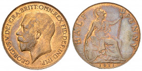 George V CU Half Penny 1911