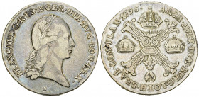 Franz II AR Kronentaler 1792, Kremnitz