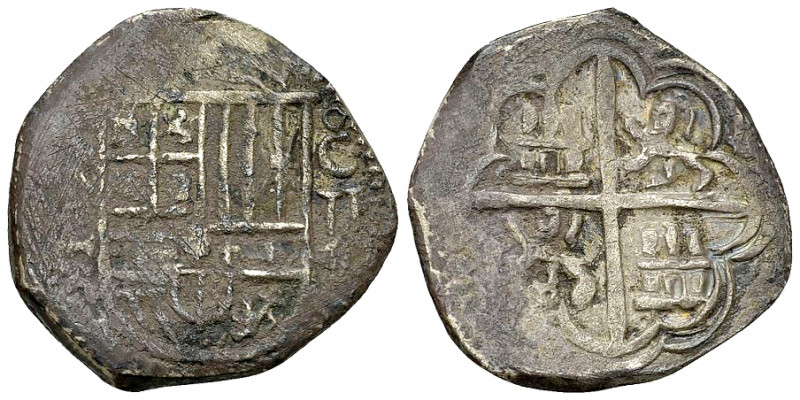 Felipe II AR 2 Reales, Granada 

Spain. Felipe II (1556-1598). AR 2 Reales 159...