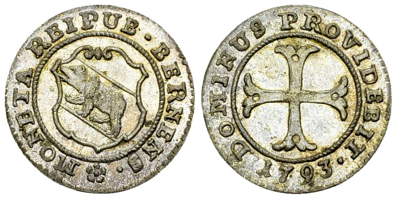 Bern, BI Kreuzer 1793 

Schweiz, Bern. BI Kreuzer 1793 (18 mm, 0.99 g).
HMZ 2...