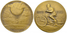 Zürich, AE Medaille 1928, Ballonfuchsjagd
