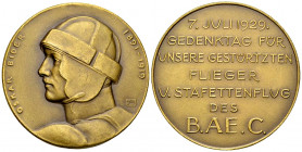 Schweiz, AE Medaille 1929, Gedenktag/Bider