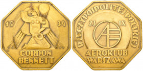 Warschau, AE Medaille 1934, Gordon Bennett