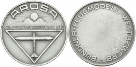 Arose, Versilberte AE Medaille, Flugmodell-Wettbewerb