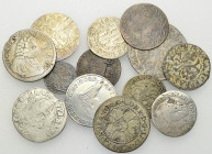 Basel, Bistum, Lot von 13 Kantonalmünzen