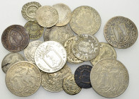 Basel, Stadt, Lot von 19 Kantonalmünzen