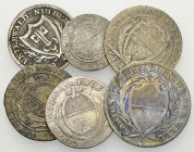 Nidwalden, Lot von 6 Kantonalmünzen
