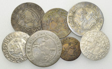 Schaffhausen, Lot von 7 Kantonalmünzen