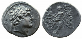 Seleukid Kingdom. Alexander Balas, 152-145 BC. AR Drachm. Antioch mint.