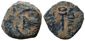 Seleukid Kingdom. Demetrios II Nikator. Second Reign, 130-125 BC. AE 10 mm.  Uncertain Southern mint.