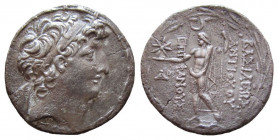 Seleukid Kingdom.Antiochos VIII Epiphanes, 121-96 BC. AR Tetradrachm.Ake-Ptolemais mint.