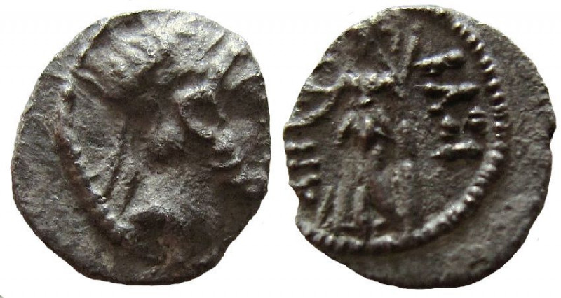Seleukid Kingdom. Antiochos IX Eusebes Philopator, 114-95 BC. AR Obol. Samarian ...