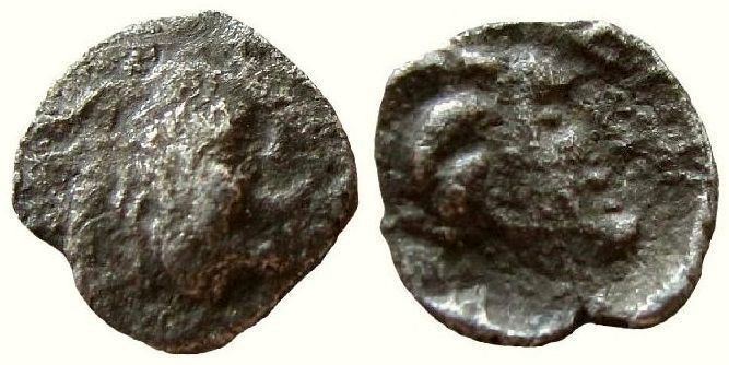 Judaea under Ptolemaic rule. Yehud. Ptolemy II, 285-246 BC. AR Quarter Ma’ah – O...