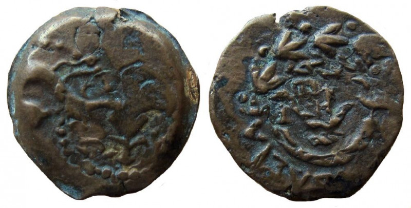 Judean Kingdom. Alexander Jannaeus, 104 - 76 BC. AE Prutah.

15 mm. Weight: 2....