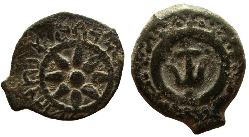 Judean Kingdom, Alexander Jannaeus, 104-76 BC. AE Prutah. Jerusalem mint.

16 ...